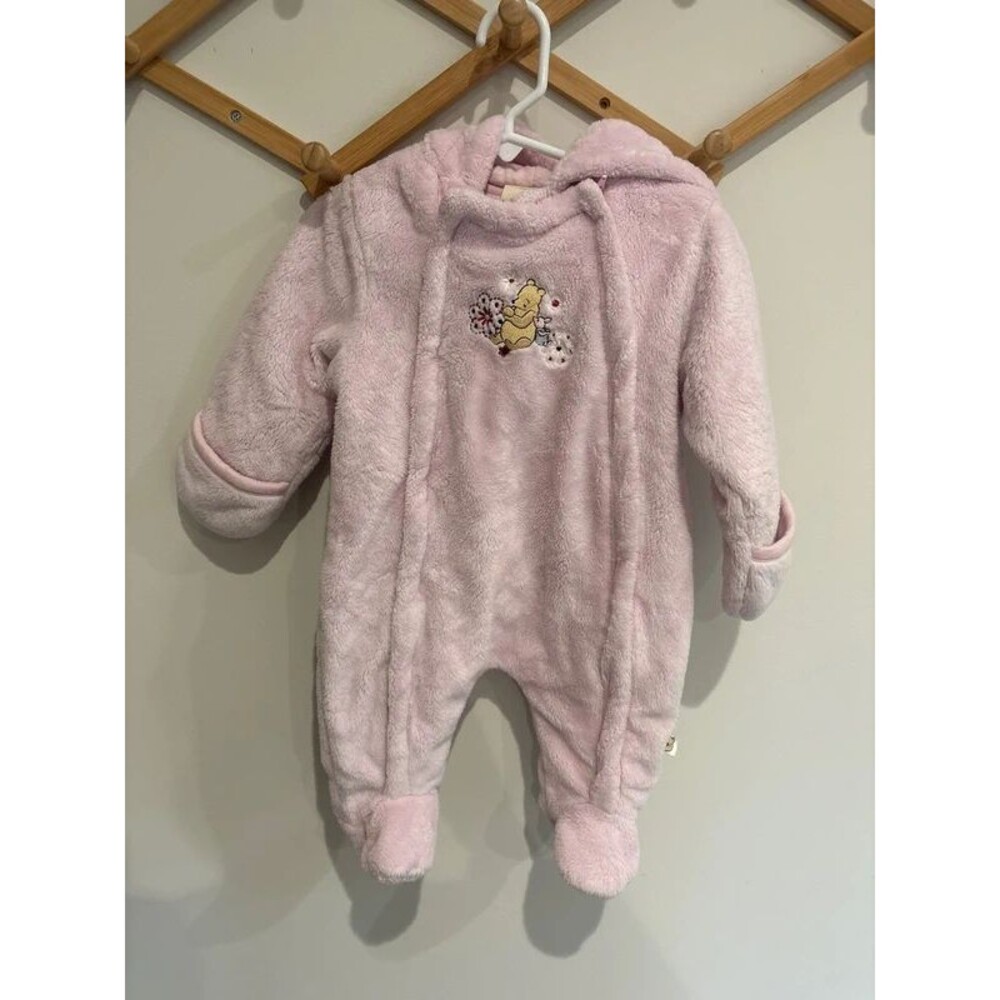 Disney Winnie the Pooh baby girl bunting pink 6 months